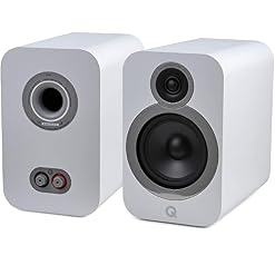 Q Acoustics 3030i Blanc Enceintes Bibliothèques (la Paire) - Les Beatles, Paul McCartney, John Lennon, RIngo Starr, George Harrison Q Acoustics 3030i Blanc Enceintes Bibliothèques (la Paire) – Image 2