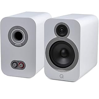Q Acoustics 3030i Blanc Enceintes Bibliothèques (la Paire) - Les Beatles, Paul McCartney, John Lennon, RIngo Starr, George Harrison Q Acoustics 3030i Blanc Enceintes Bibliothèques (la Paire) – Image 2