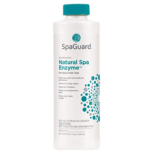 SpaGuard Natural Spa Enzyme for Spas & Hot Tubs 1 Quart Single Pack