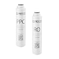 NU Aqua Countertop Reverse Osmosis Water Filter System Replacement Set - Counter Top Dispenser - Includes Sediment and Carbon Filter, and RO Membrane