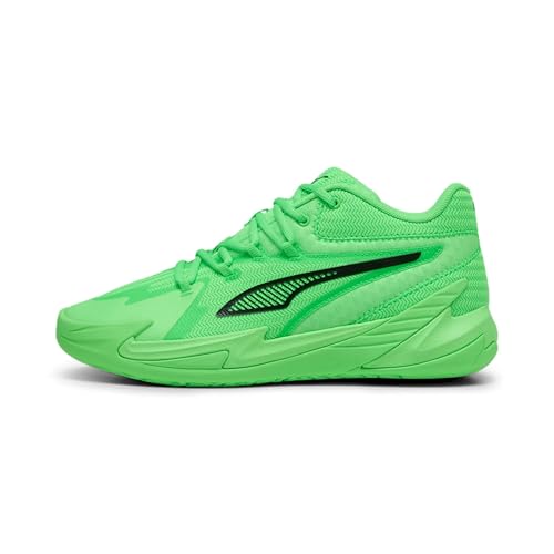 Puma DAGGER Basketballschuhe Unisex-Erwachsene, Green Glimmer-Pure Magenta, 43 EU – Ansicht 5