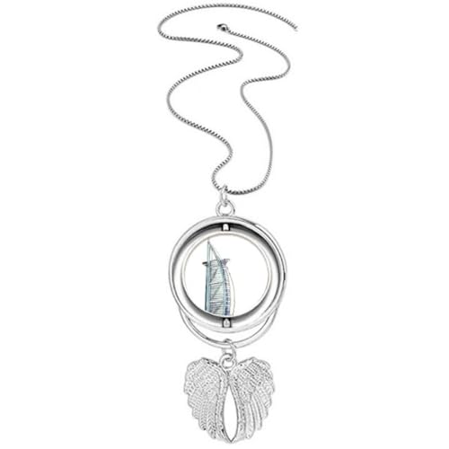 Collier ailes d'ange Burj al-Arab accessoire mode soirée chic