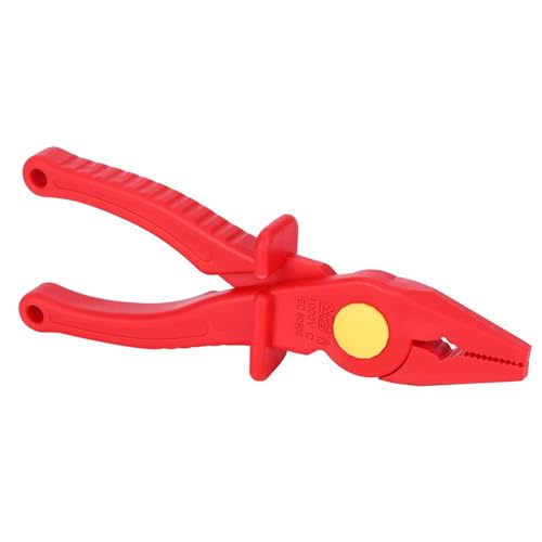 Insulated Pliers, Multi-Functional Plastic Hand Tools for Instrument Installation, 1000V, IEC60900 Safety, 195mm, with Integral Insulation,for Live Conditions