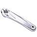 Vélo en alliage d'aluminium Bras de manivelle, Bras de manivelle gauche de vélo Vélo Manivelle jambe pour Shimano 590 610 SLX XT XTR Pédalier, Silver