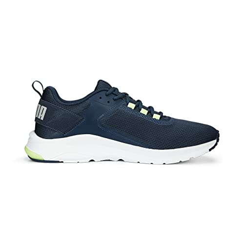 Image of PUMA Men's Low-Top Sneaker, Dark Night Cool Light Gray Fast Yellow, 4