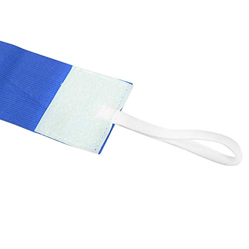 A sixx Gute Textur Elastische leichte Kapitänsarmbänder, tragbare Kapitänsarmbänder, Nylon-Klettverschluss für Erwachsene für Jugendliche(Blue)