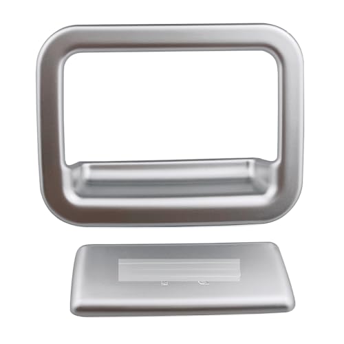 Dakitita Matte Silver Car Accessories Interior Decor Glove Storage Box Adjust Switch Button Frame Cover Trim for Toyota Rav4 2020-2024