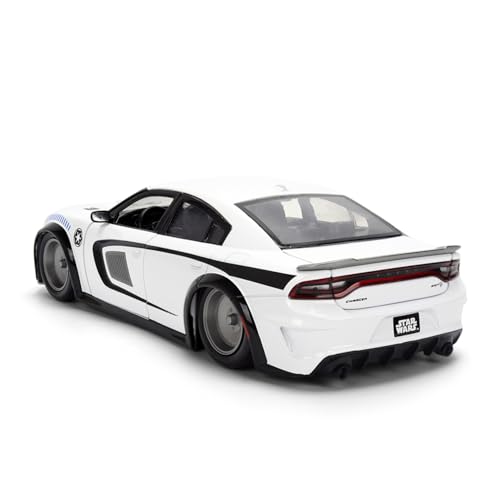 Jada 9336478314R00 Star Wars Dodge ChargerSRT,1:24+figurka Storm Trooper