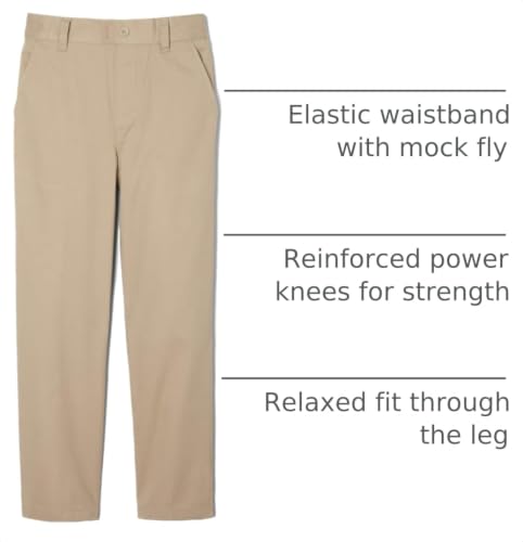 Image of French Toast Boys Pull-On Relaxed Fit School Uniform Pant (Standard & Husky)