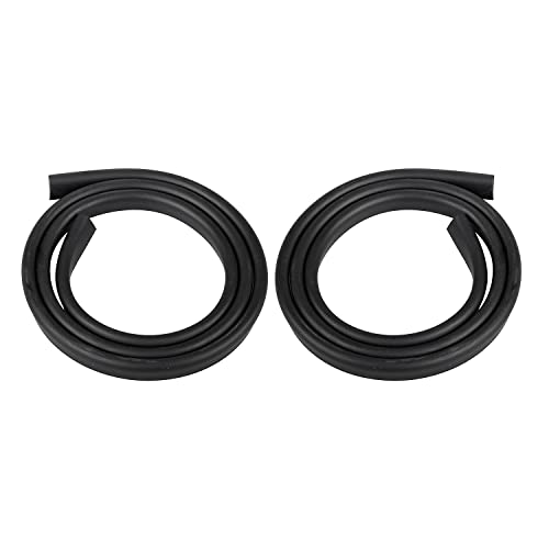 Image of 2X 31.9 inch Black Batwing Inner Fairing Trim Seal Extrusion Fits for Harley Touring Electra Glide FLHT, FLHTC, and FLHTCU Street Glide FLHX 1996-2023