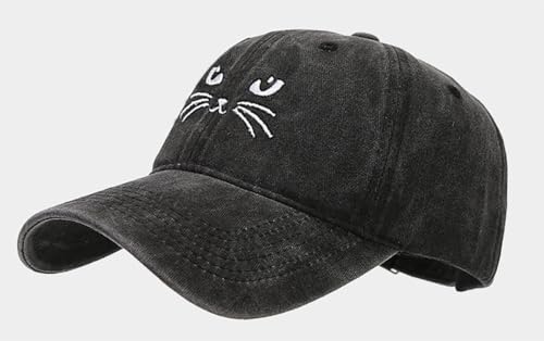 Image of XYIYI 2 Pack Unisex Washed Vintage Baseball Cap Golf Dad Hat Adjustable Classic Low Profile Plain Cap for Men Women