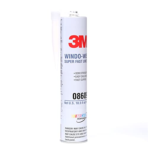 image for 3M 08609 Window-Weld Super Fast Urethane Black Cartridge - 10.5 fl oz.