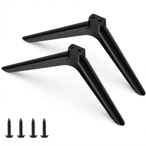 Yaotieci TV Legs Only for Onn 100012589 100012590 Roku TV Stand Legs for Onn TV Legs Replacement with Screws Anti Slip Pads and Instruction Stable Design and Easy Installation