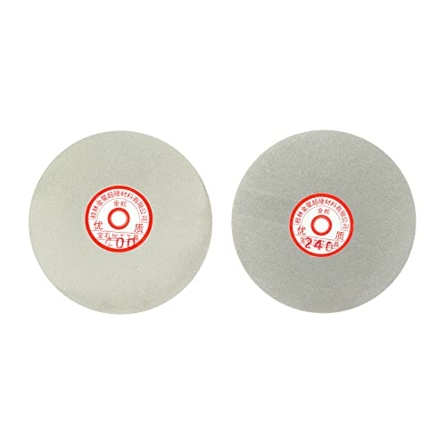 Disque de ponçage diamant 152mm grain 240/400 pour affûtage net