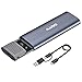 MAIWO M.2 NVMe SSD Enclosure, USB 3.1 GEN2 10Gbps Tool Free USB C to M.2 NVMe SSD Adapter Reader Case, Support UASP Trim, 8TB Capacity, Aluminum
