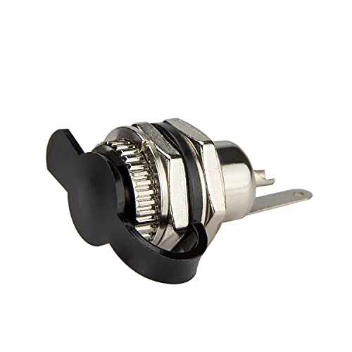 Conector hembra montaje panel 5.5 x 2.5mm DC 5 piezas miniatura 2
