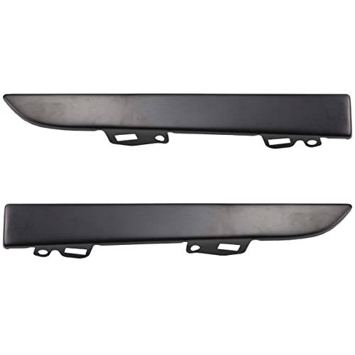 RLB-HILON 1Pair Front Bumper Grille Headlight Filler Trim Panels Set Compatible with Toyota Tacoma Pickup 2001 2002 2003 2004 Year for TO1089108 TO1088108