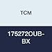 TCM 175272OUB-BX NBR (Buna Rubber)/Carbon Steel Oil Seal, OUB Type, 1.750" x 2.786" x 0.294"