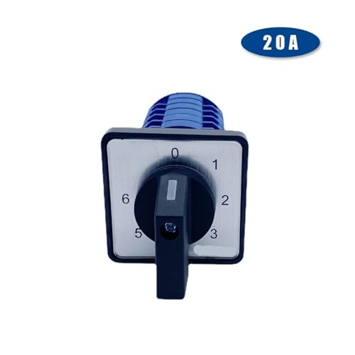 Commutateur de commande sélectif pour sélection de tension triphasée LW26-20/6 - 3