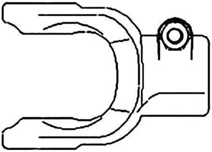 Replacement Implement Yoke- 1-3/4" fits Case IH LBX431R LBX431S fits Holland 84037057 New