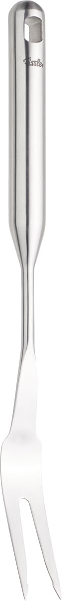 Cocotte en acier inoxydable 38 cm avec couvercle en verre, fourchette à viande et louche à soupe