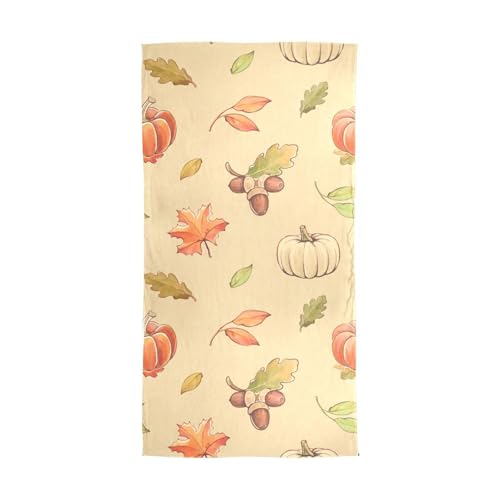 OTVEE Autumn Leaves and Pumpkin Scarf for Women Lightweight Soft Chiffon Scarf Shawl Wrap for Women2