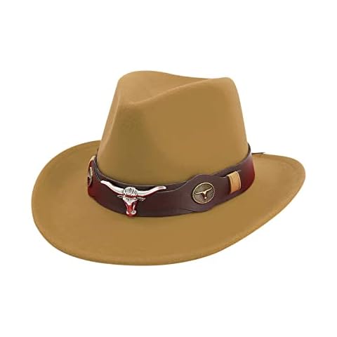 IBLUELOVER Women's Wool Felt Cowboy Hat Cover