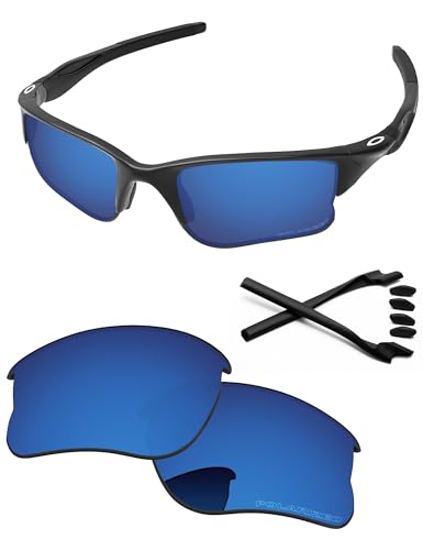 Image of Replacement Lenses & Rubber Kits for Oakley Half Jacket 2.0 XL OO9154 62mm - Precise Fit, UV Block, Impact Resistant
