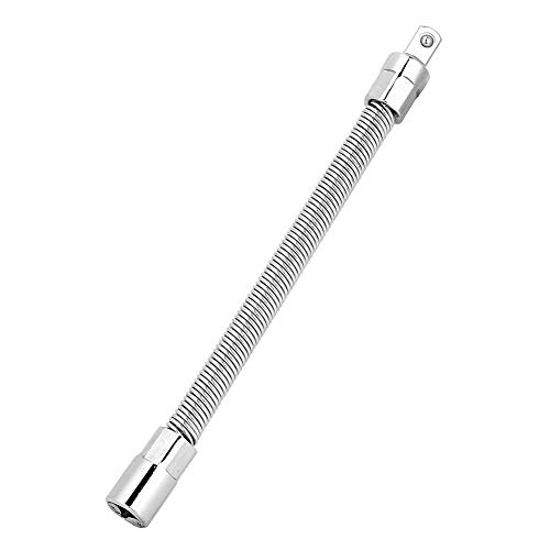 Barra di Prolunga Flessibile, Assistente Cacciavite Magnetico 3/8 10 * 10 * 300mm per Armadietti di Computer, Armadi Elettrici con Nuovissimo Materiale CRV, Trattamento Luminoso