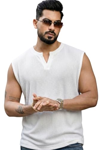 Image of RodZen Men's Polycotton Sleeveless Vest /Tank Top