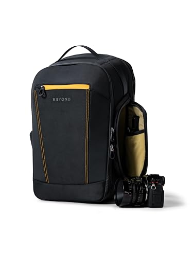 Beyond Camera Backpack for DSLR/Mirrorless, 15.6” Laptop, iPad | Waterproof Travel Bag with USB Type-C Charging Port, Tripod Mount, Rain Cover,...