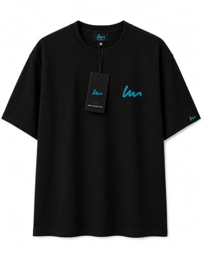 Image of Oversized T-Shirt for Men and Women, Black, White, and Charcoal Grey Colour, Cotton, Drop Shoulder Baggy Fit