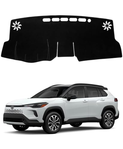 KEPHTH Dash Dashboard Cover for 2025 2026 Toyota Corolla Cross Accessories 2022 2023 2024 Polyester Dash Board Mat Pad for Corolla Cross L LE XLE Accessories