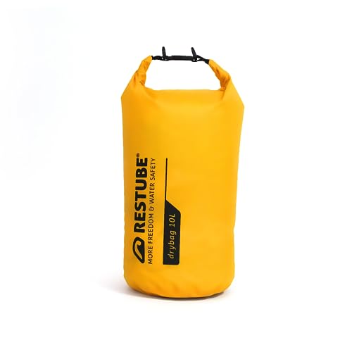 Restube Waterproof Drybag - Premium Quality for Ultimate Protection, Yellow, 10L