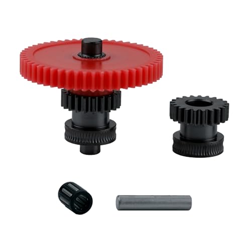 Extruder Zahnrad aus gehärtetem Stahl für 4 / Pro/Plus/Max - Dual Gear Kit mit präzisen Lagern und Einwellen - Design – Verbesserter 3D - Druck