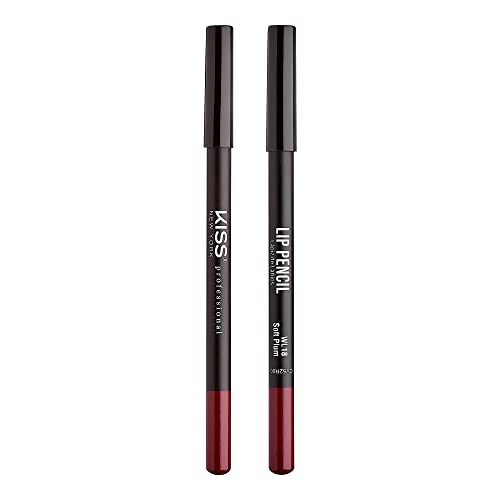 Image of Kiss New York Professional Slim Long-Wear Lip Liner Pencil, Matte Finish