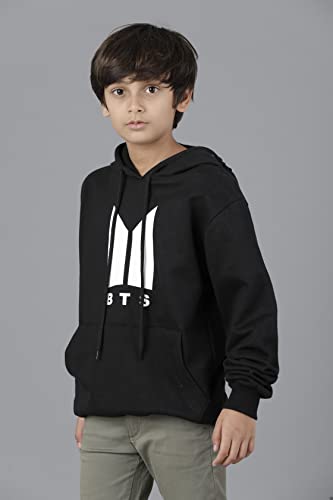 Image of KYDA KIDS Boys Cotton Regular Fit Hooded Neck Hoodies - Sweatshirt with Hoodies Full Sleeves Winter Wear, Long Sleeve Sweatshirts for Boys