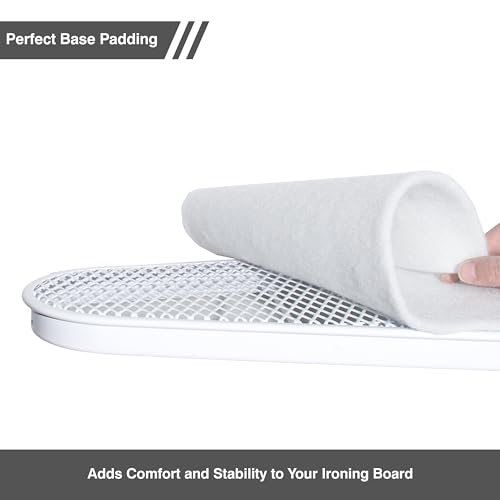 Image of Ironing Board Padding Only, Heavy Duty Standard Ironing Board Pad Replacement, Cut-to-Fit for Standard, Wide & Large Board Sizes up to 21 x 57 Inches