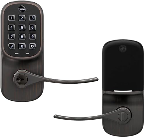 Image of Yale Assure Lever - Wi-Fi Keypad Smart Lever Lock - Oil Rubbed Bronze