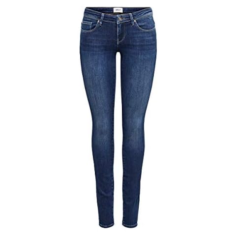 ONLY Mujer Onlcoral Life SL Skinny Rea285 Noos Vaqueros, Denim Azul Oscuro, 31W / 32L Cover