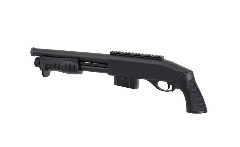 2EAGLE Fucile a Pompa Softair - M401 a Molla/plastica ad Alta Resistenza/Ricarica Manuale (0,5 Joule)