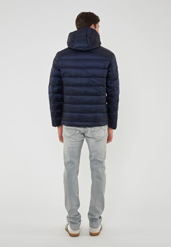 Blauer Piumino Con Cappuccio Acton (It, Testo, Xxl, Regular, Regular, Blu) - 4