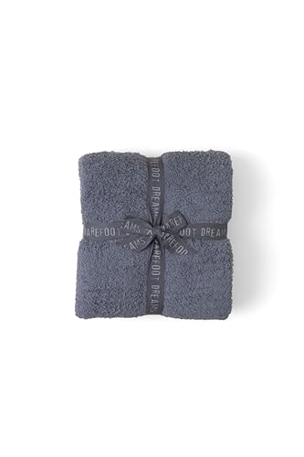 Image of Barefoot Dreams CozyChic Throw, Graphite, 54 inchx72 inch