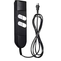 DeJivsin Handschalter Schalter 4-Tasten-und-5-polig Hubstuhlsteuerung für Hauptbürostühle Lehnstuhl Liegestuhl Fernsehsessel, Sofa Manuelle Handsteuerung