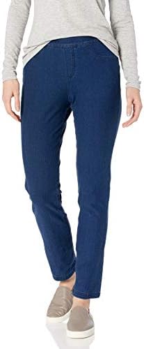 Erika Women's Joey Knit Denim Pull-on Jean, Libra WASH, Large