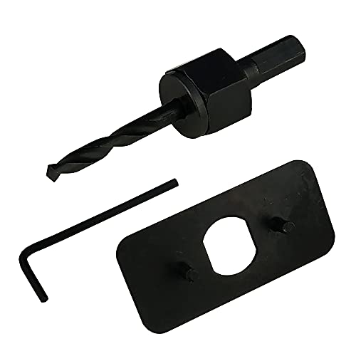 Olympic Fixings Downlight Holesaw 9 Piece Set 60, 65, 70, 72, 75 & 85mm Steel Hole Saw Cutters, Arbor and Accessories Ceiling Downlighter Installation Kit for Plasterboard, Plastic & Wood 3 Olympic Fixings Downlight Holesaw 9 Piece Set 60, 65, 70, 72, 75 & 85mm Steel Hole Saw Cutters, Arbor and Accessories Ceiling Downlighter Installation Kit for Plasterboard, Plastic & Wood - Image 3