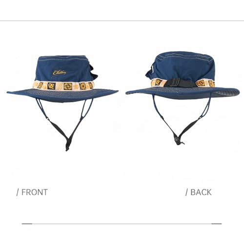 Sombrero estilo pescador color bloque para mujer miniatura 3