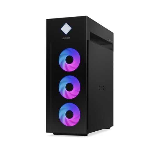 Image of HP OMEN 45L AI Gaming Desktop PC (Intel Ultra 9-285K, GeForce RTX 5090 32GB GDDR7, 128GB DDR5, 8TB PCIe SSD, RGB Fans, 360mm AIO, 1200W PSU, WiFi 6E, Bluetooth 5.4, RJ-45, Win 11 Home)