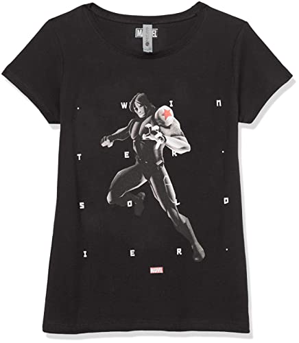 T-shirt Winter Soldier Marvel fille noir : le cadeau parfait pour les fans