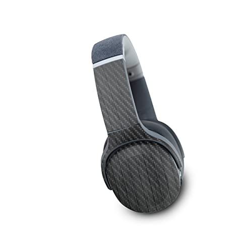 Image of MightySkins Carbon Fiber Skin Compatible with Skullcandy Crusher Evo Wireless - Black Wood | Protective, Durable Textured Carbon Fiber Finish | Easy to Apply | Made in the USA